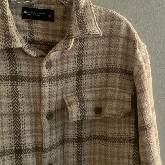Abercrombie and Fitch Plaid Soft A & F Flannel Size Large - Picture 10 of 12